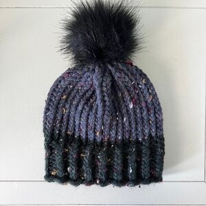 NEW Handmade Knit Baby Hat with PomPom